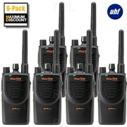 Motorola BPR40 Radios - UHF 16CH Analog [6Pack]