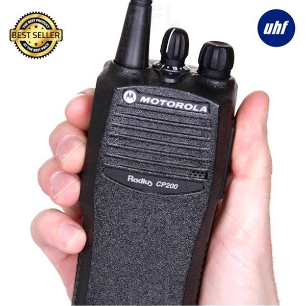 Pack of Motorola CP200d UHF Two Way Radios - 2