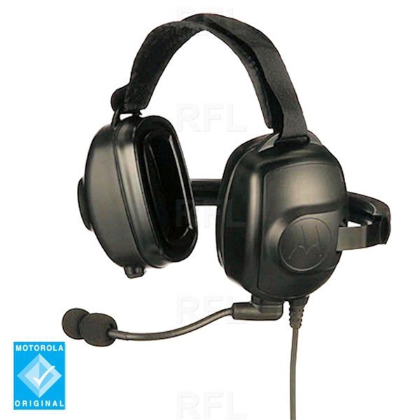 Heavy Duty Behind-the-Head Headset with Noise-Canceling boom microphone, TIA4950