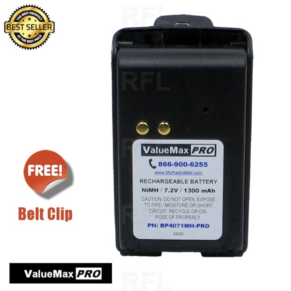 BPR40 NiMH Battery - 1300 mAh - ValueMax PRO